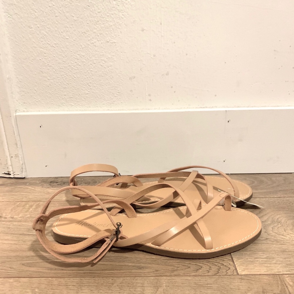 Tan leather sandals